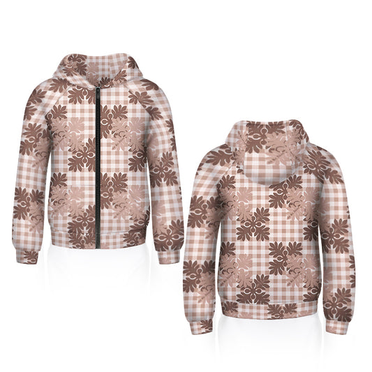 PRE-ORDER ONLY! Ulu Palaka Oversized Zippered Jacket with Hood