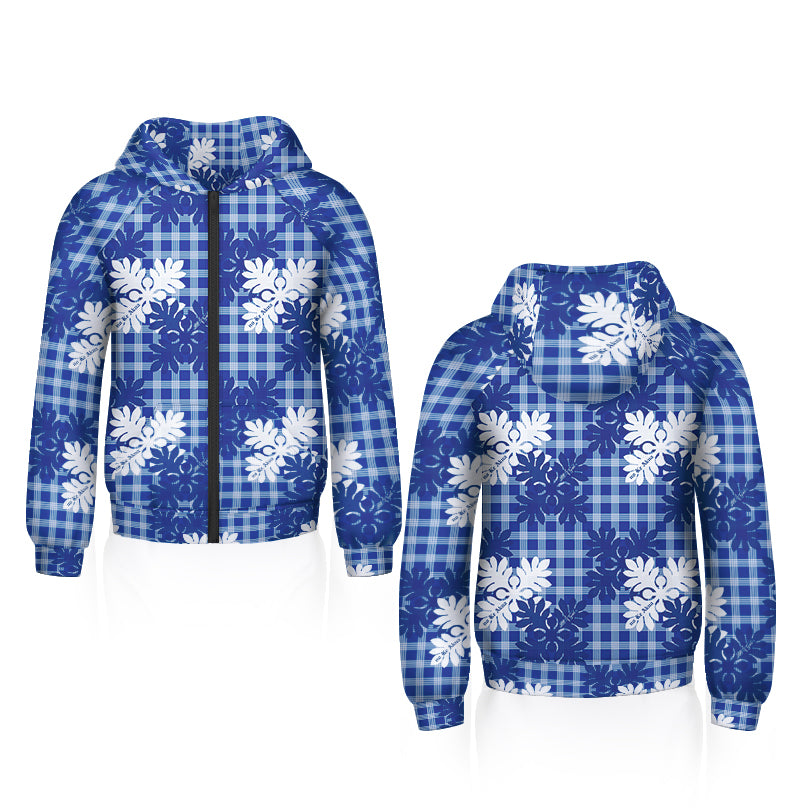 PRE-ORDER ONLY! Ulu Palaka Oversized Zippered Jacket with Hood