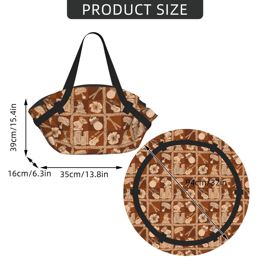 PRE-ORDER BROWN HULA MOENA 'EKE (MAT BAG)