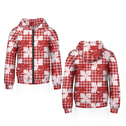 PRE-ORDER ONLY! Ulu Palaka Oversized Zippered Jacket with Hood