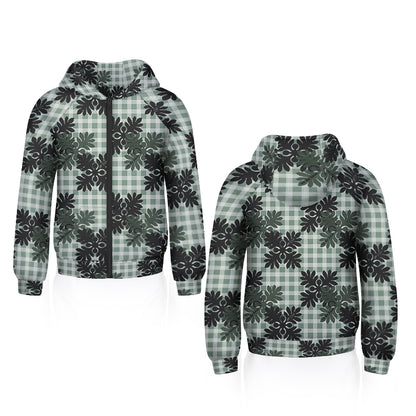 PRE-ORDER ONLY! Ulu Palaka Oversized Zippered Jacket with Hood