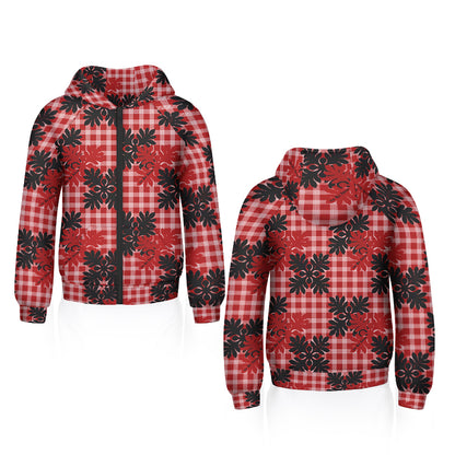 PRE-ORDER ONLY! Ulu Palaka Oversized Zippered Jacket with Hood