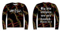 PRE-ORDER ONLY "By His Stripes We Are Healed"— Black Unisex Long Sleeve Shirt