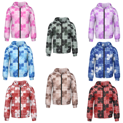 PRE-ORDER ONLY! Ulu Palaka Oversized Zippered Jacket with Hood