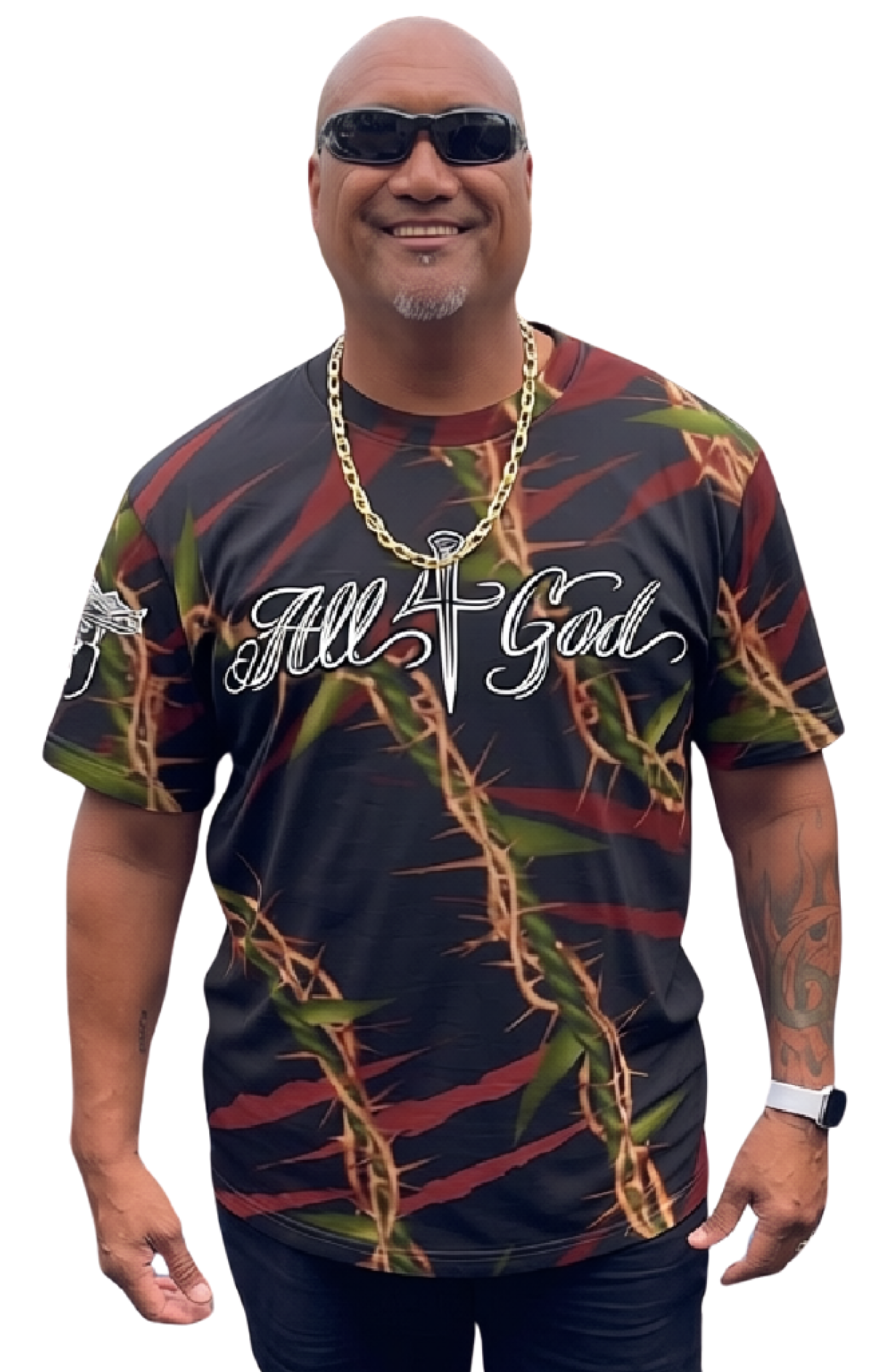 PREORDER ONLY! By His Stripes We Are Healed — Black Unisex Short Sleeve Shirt