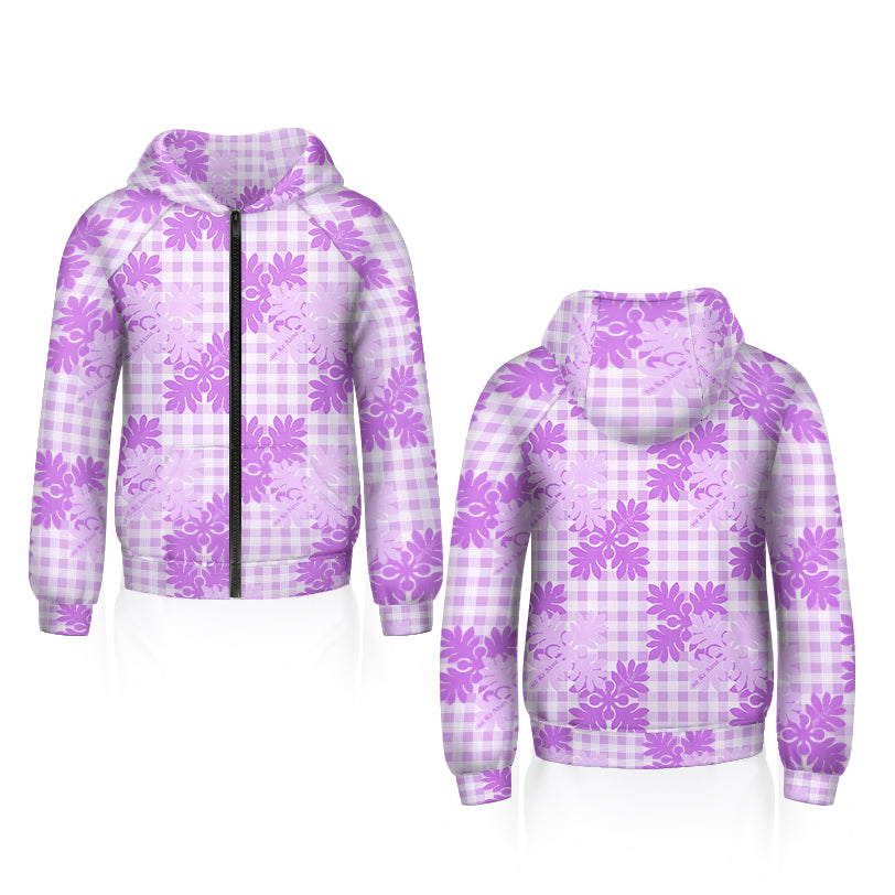 PRE-ORDER ONLY! Ulu Palaka Oversized Zippered Jacket with Hood