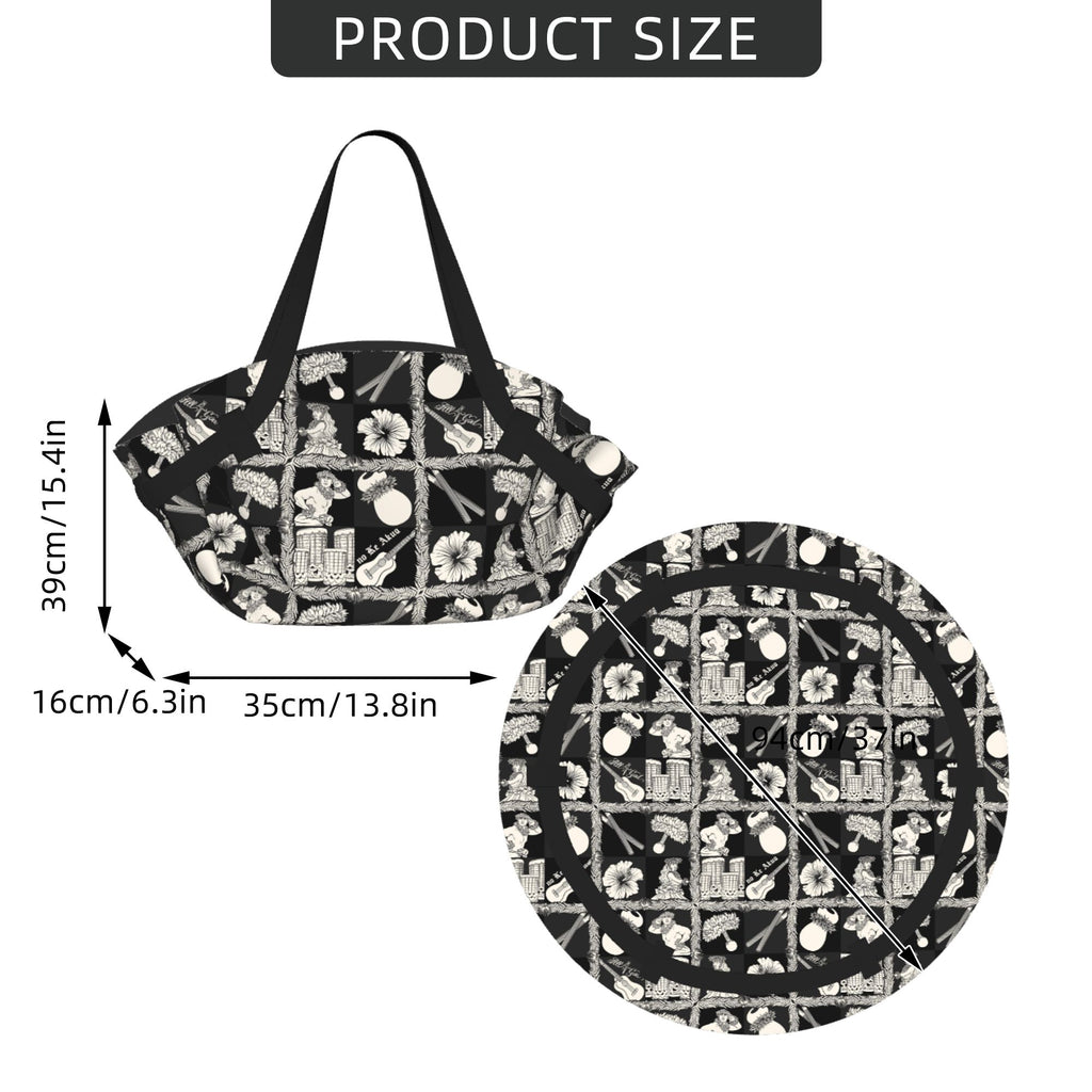 PRE-ORDER BLACK HULA MOENA 'EKE (MAT BAG)