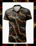 Men’s “By His Stripes We Are Healed” Polo | Hawaiian Ice Silk Stretch Polo